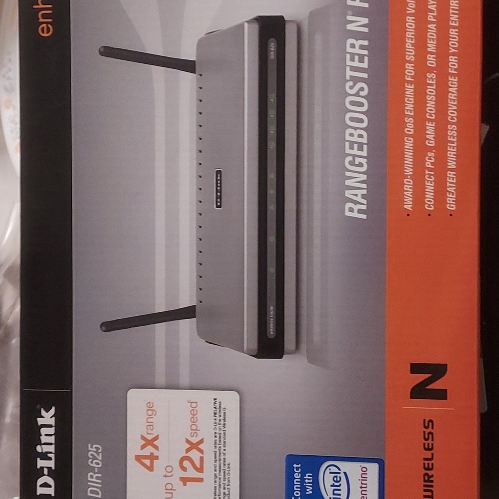 RANGEBOOSTER N ROUTER D- LINK DIR -625